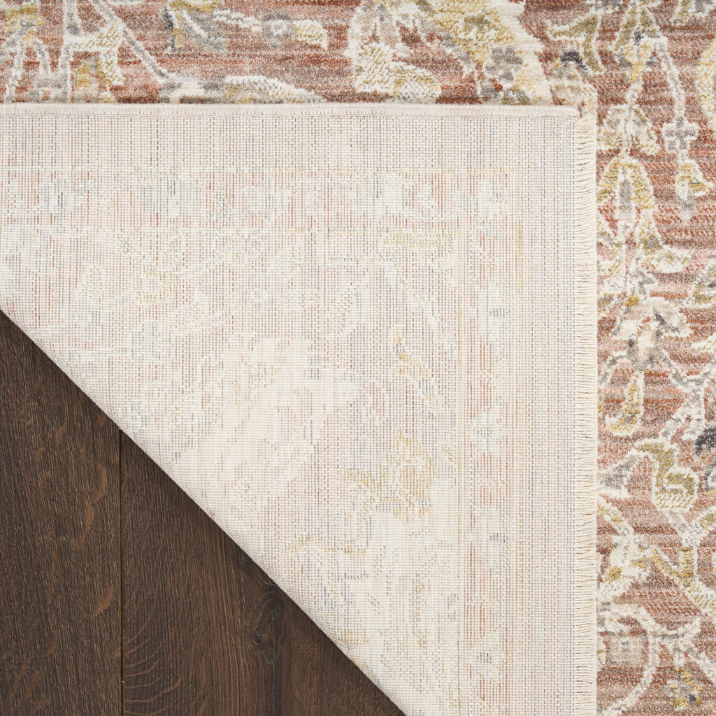 nourison antique fusion anf03 brick rug