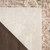 nourison antique fusion anf03 brick rug