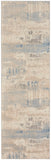 nourison solace sla07 ivory grey blue rug