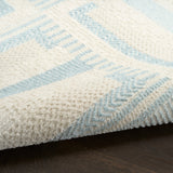 nourison nordic nrc11 ivory blue rug