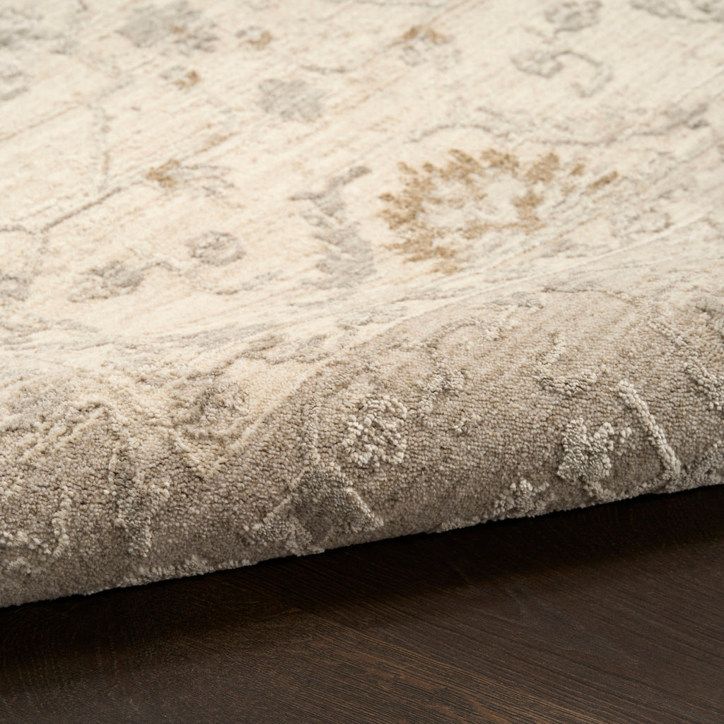 nourison moonlit mli01 ivory grey rug