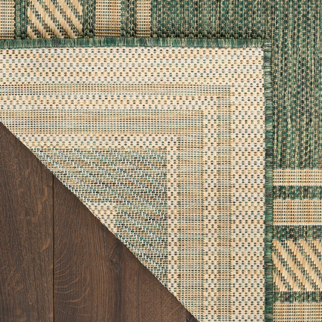nourison horizon indoor outdoor hoz03 green rug