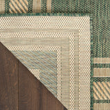 nourison horizon indoor outdoor hoz03 green rug