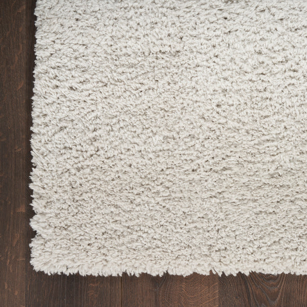 nourison modern shag mmd02 silver rug