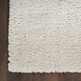 nourison modern shag mmd02 silver rug