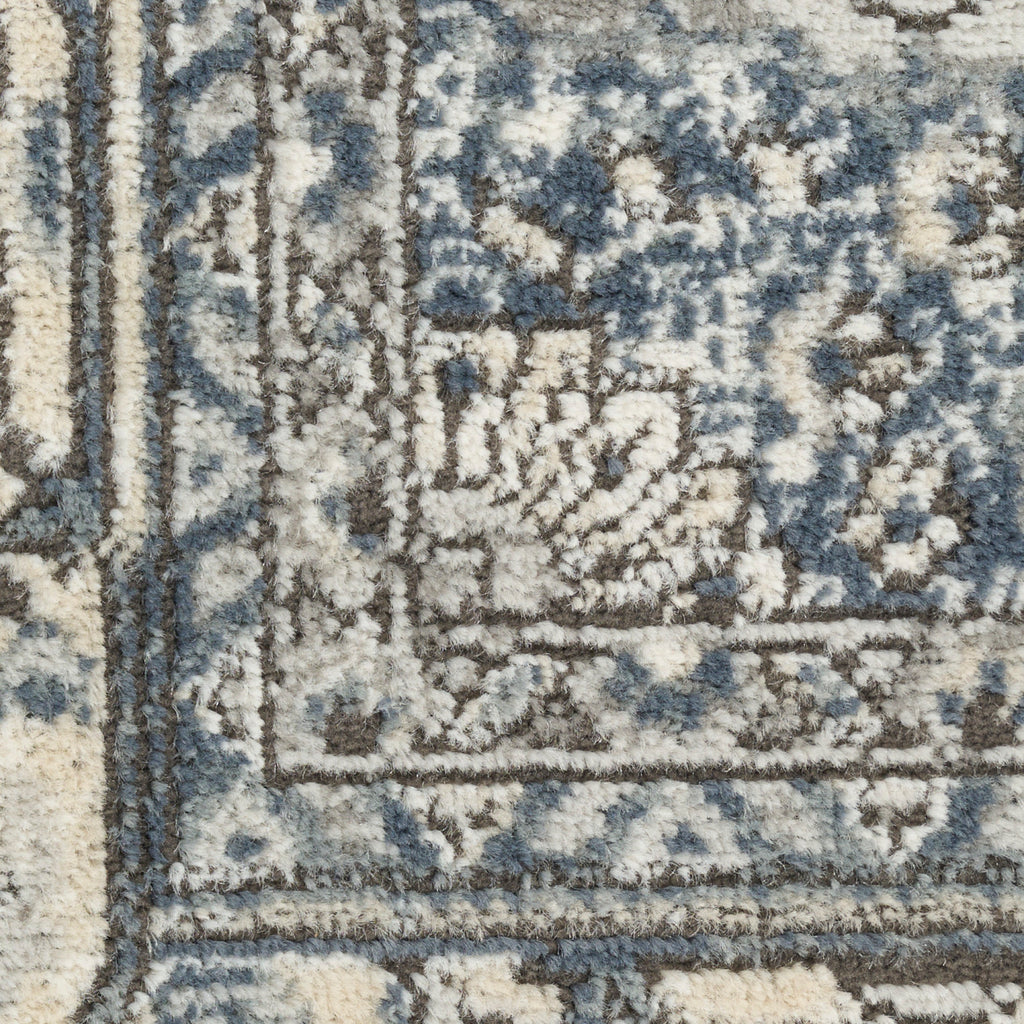 nourison quarry qua18 ivory navy rug
