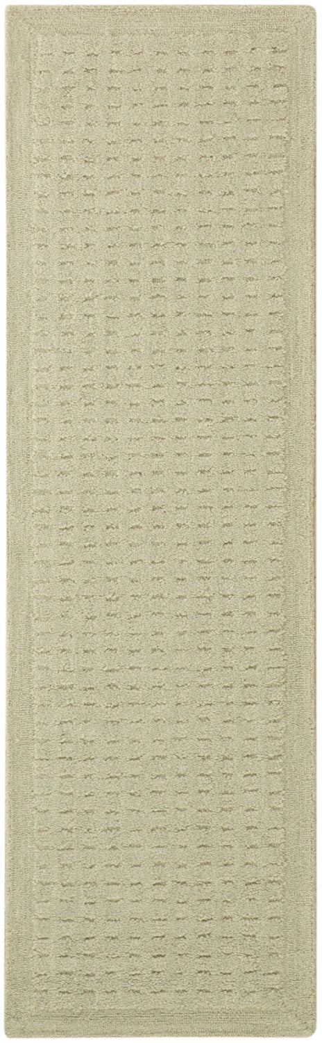 nourison pure grids pgr01 light green rug