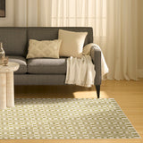 nourison nordic nrc13 green rug