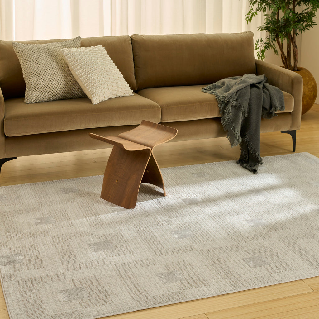 nourison nordic nrc05 ivory beige rug
