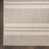 nourison horizon indoor outdoor hoz05 grey rug