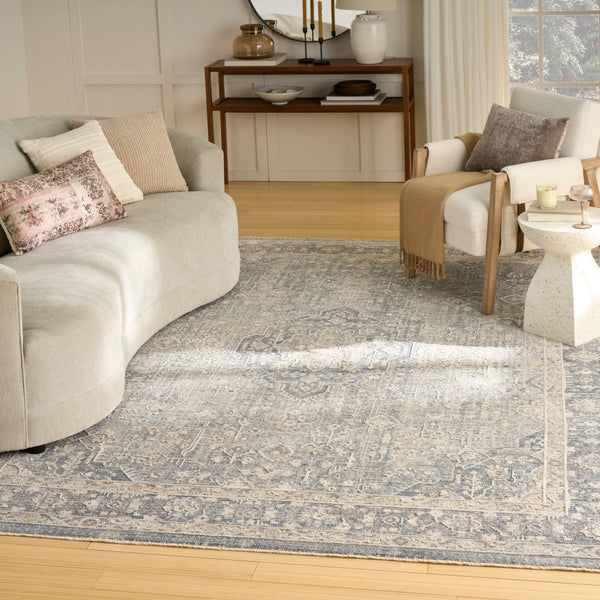 nourison retreat ret02 blue rug