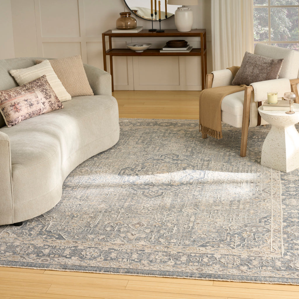 nourison retreat ret02 blue rug