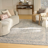 nourison retreat ret02 blue rug