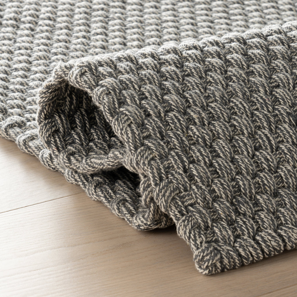 dash albert bridges da2508 grey woven flatwoven cotton rug