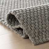 dash albert bridges da2508 grey woven flatwoven cotton rug
