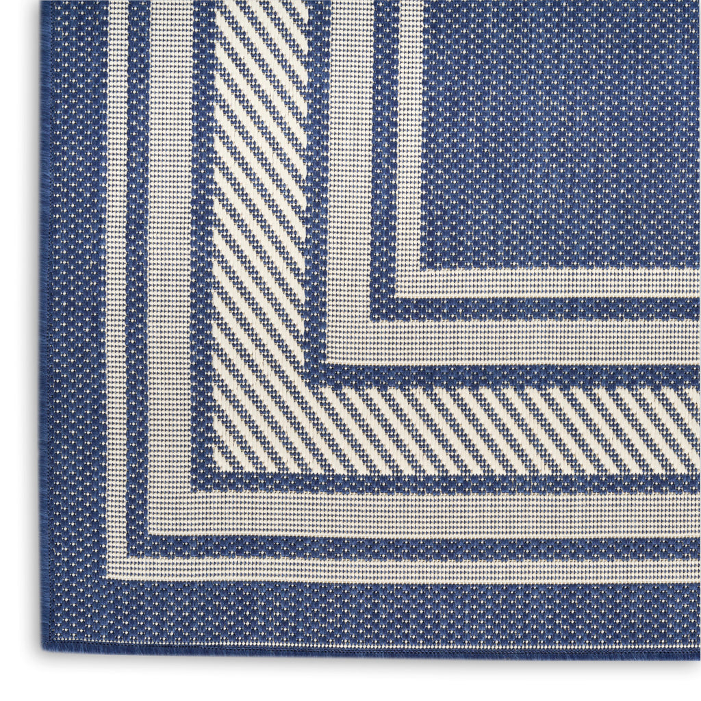 nourison horizon indoor outdoor hoz03 navy rug