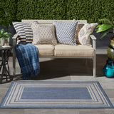 nourison horizon indoor outdoor hoz03 denim rug