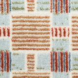 nourison nordic nrc14 rust multicolor rug