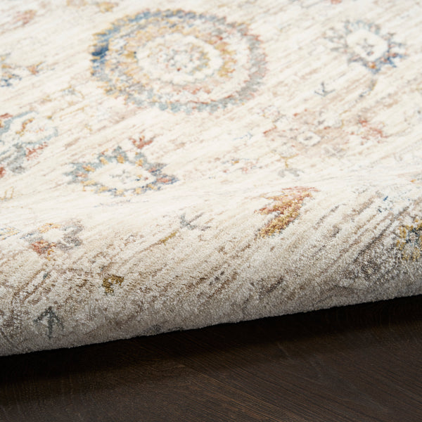 nourison antique fusion anf04 ivory multicolor rug
