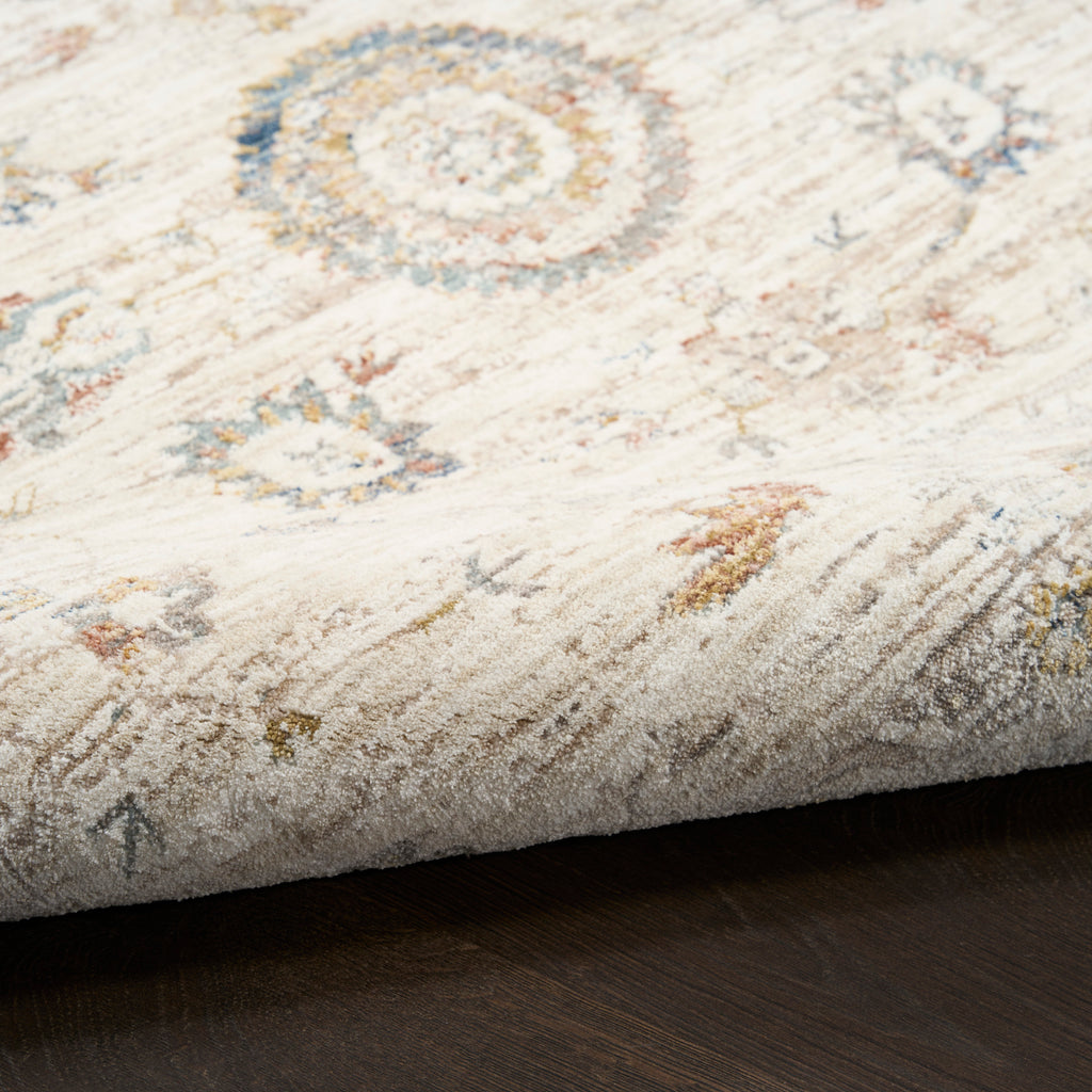 nourison antique fusion anf04 ivory multicolor rug
