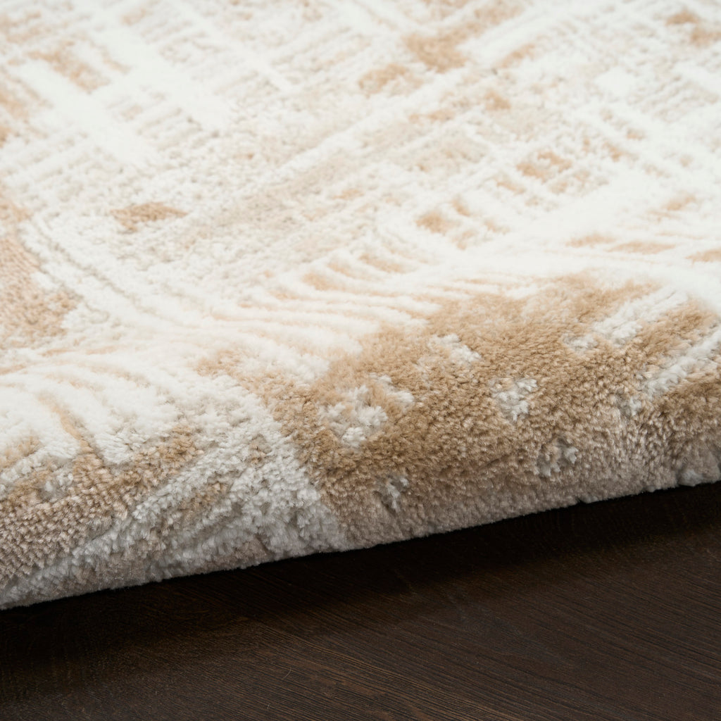 nourison dekor dek11 ivory taupe rug