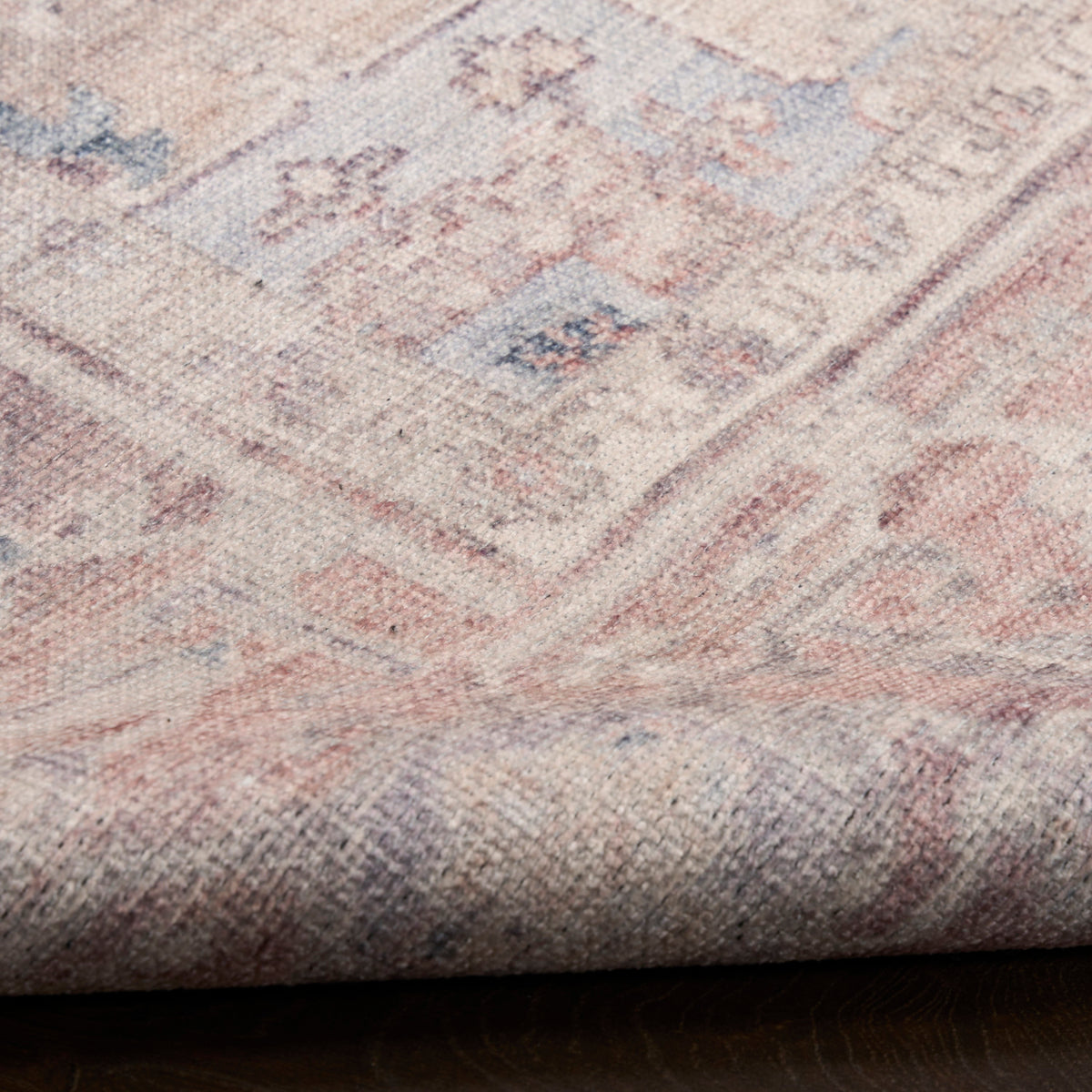 nourison vintage washables vws07 light blue rug