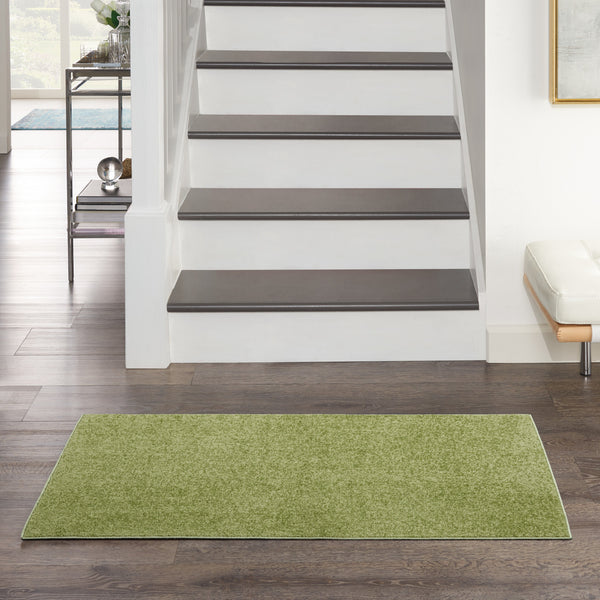 nourison nourison essentials nre01 green rug