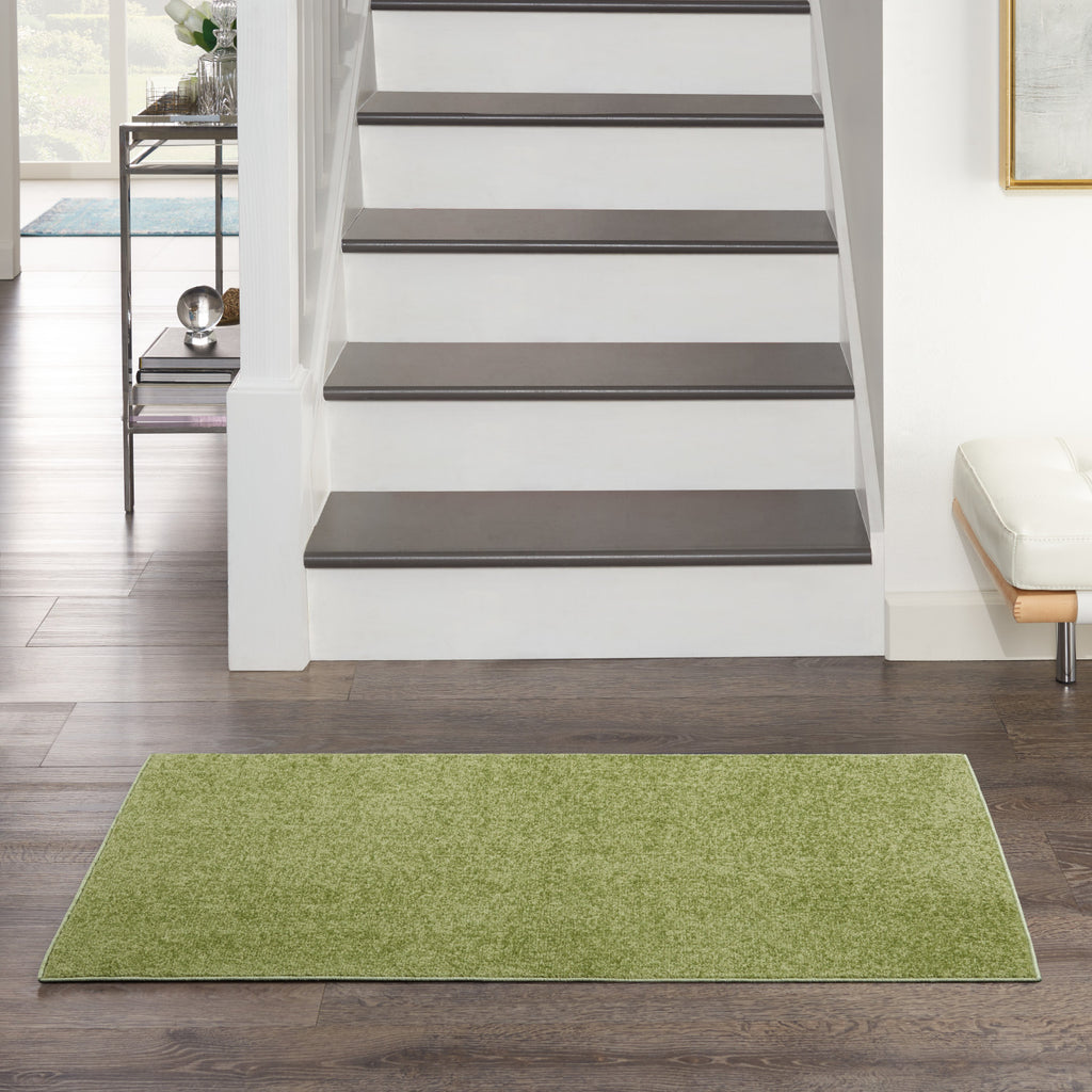 nourison nourison essentials nre01 green rug