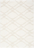 nourison modern shag mmd03 ivory beige rug