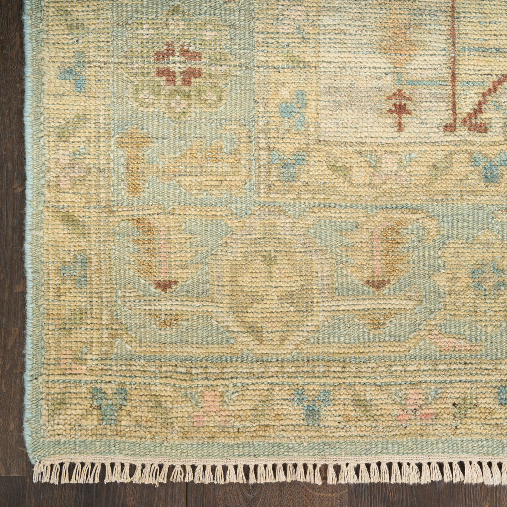 nourison heritage vine htv03 light blue rug