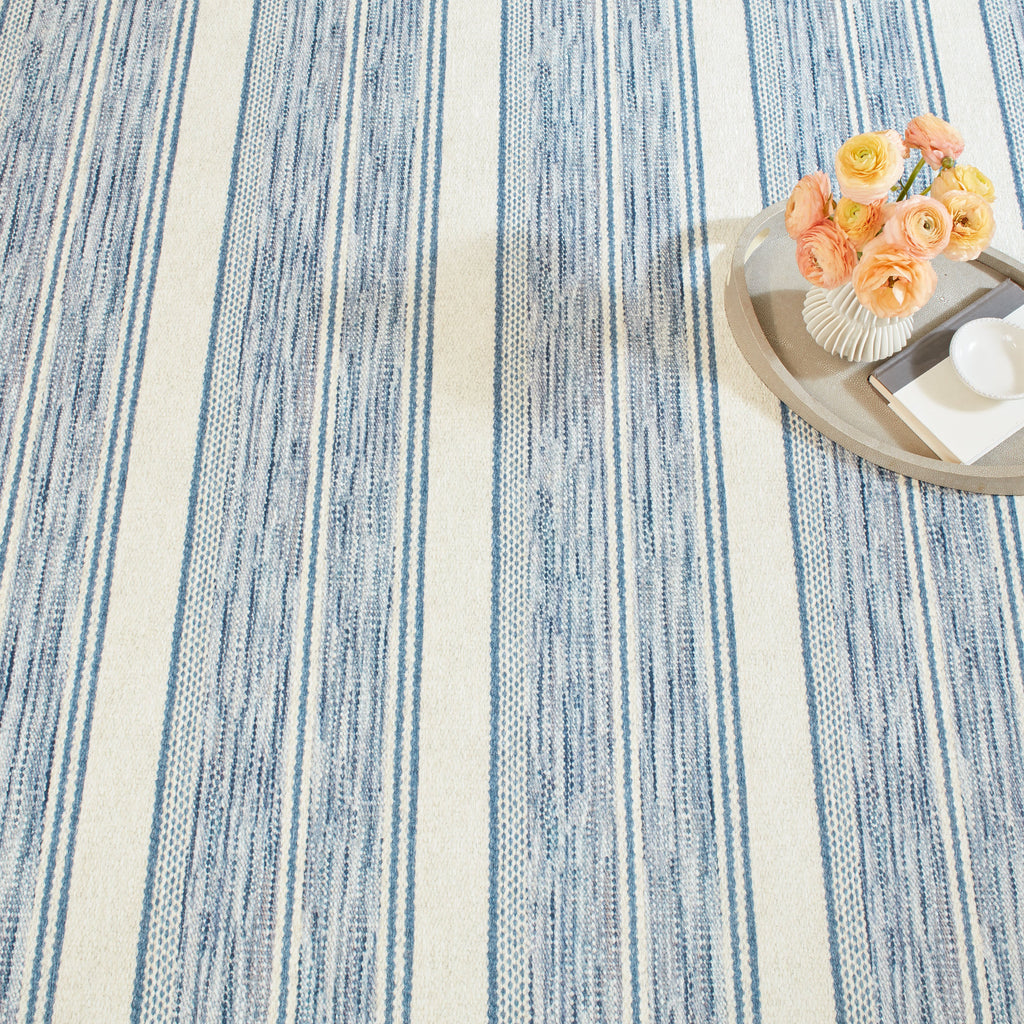 dash albert ellington stripe da2339 blue machine washable polyester rug