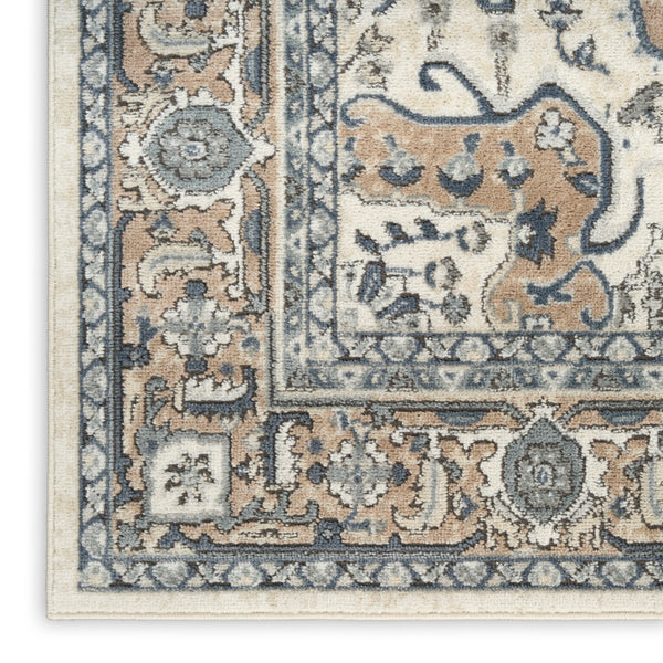 nourison quarry qua18 ivory taupe rug
