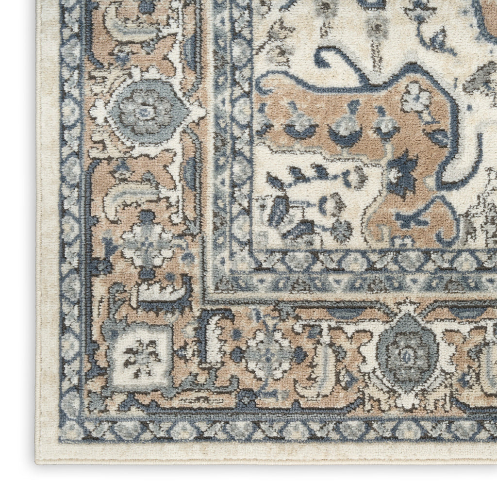 nourison quarry qua18 ivory taupe rug
