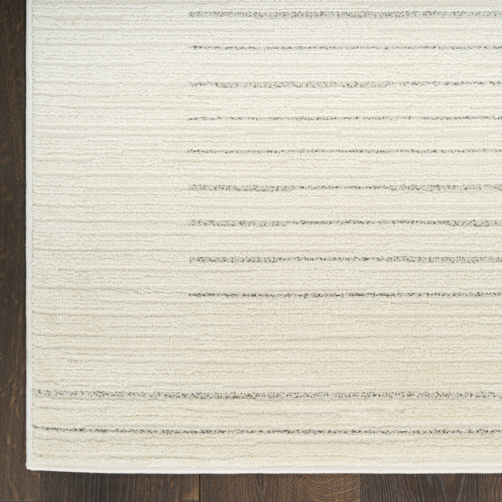 nourison ivory hues ivh04 ivory grey rug