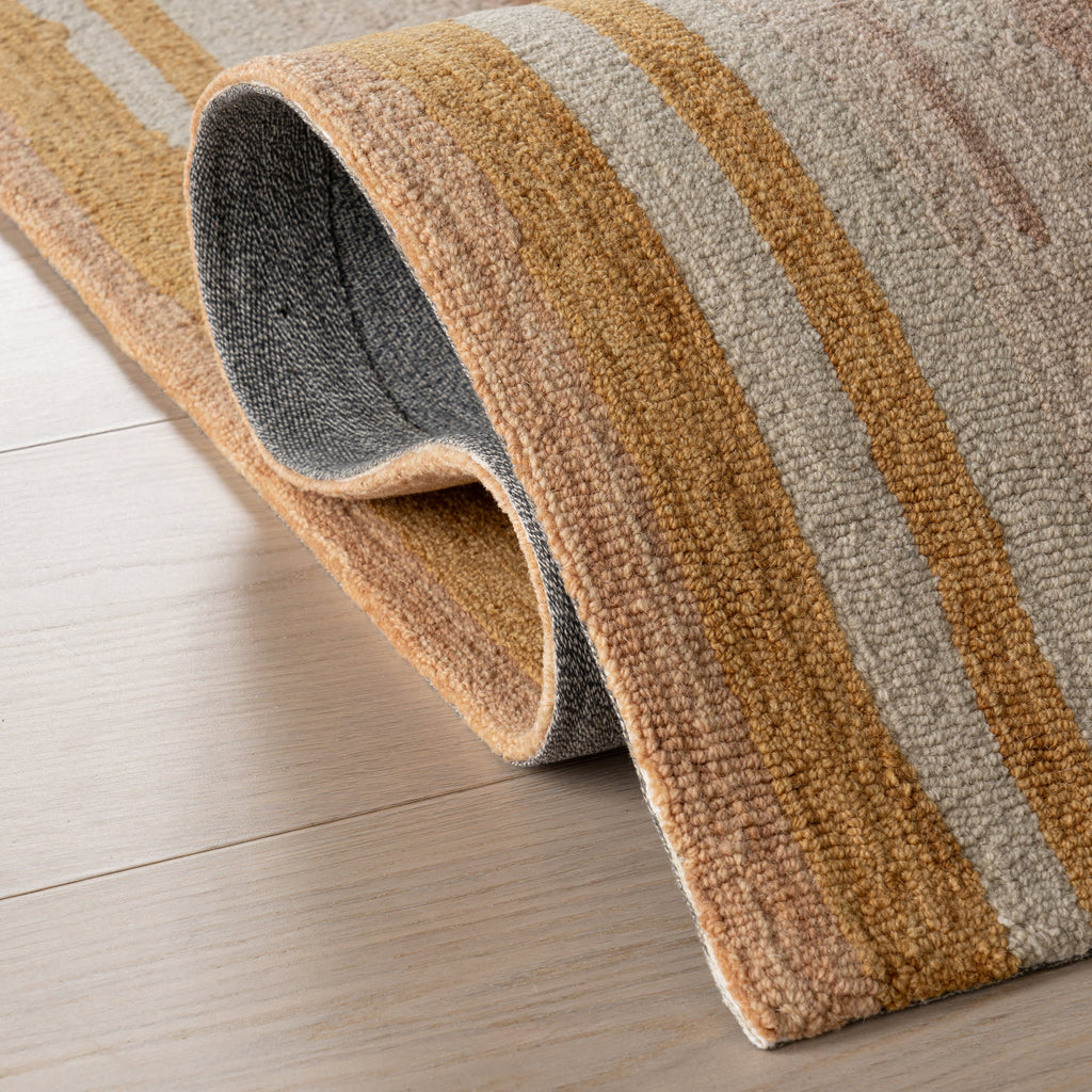 dash albert zare da2515 orange hand tufted wool rug