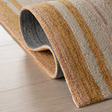 dash albert zare da2515 orange hand tufted wool rug