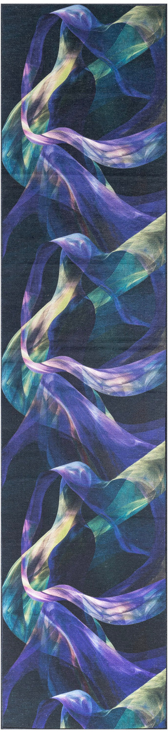 nourison nourison washables nwb16 blue multicolor rug