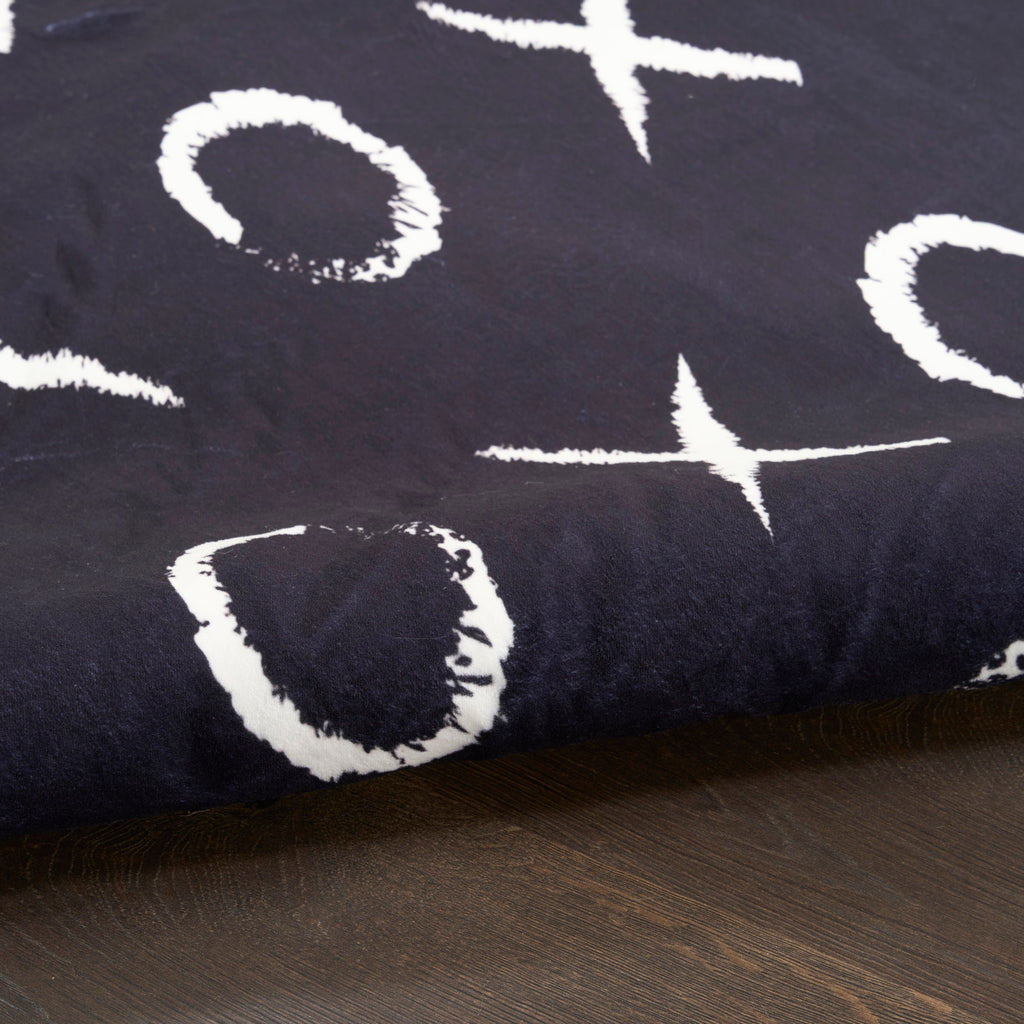 nourison imagination ima18 black rug