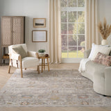 nourison antique fusion anf05 grey rug