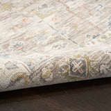 nourison antique fusion anf02 ivory multicolor rug