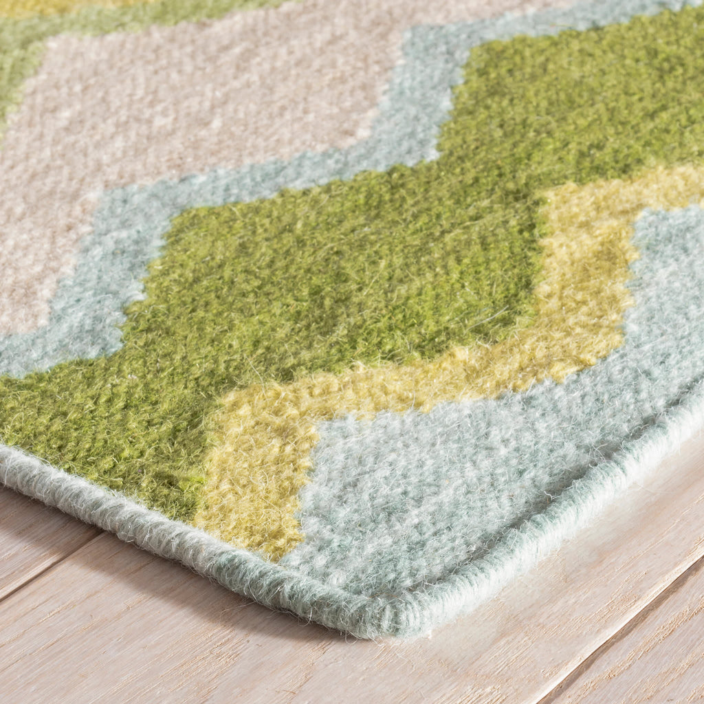 dash albert safety net da1776 green woven flatwoven wool rug