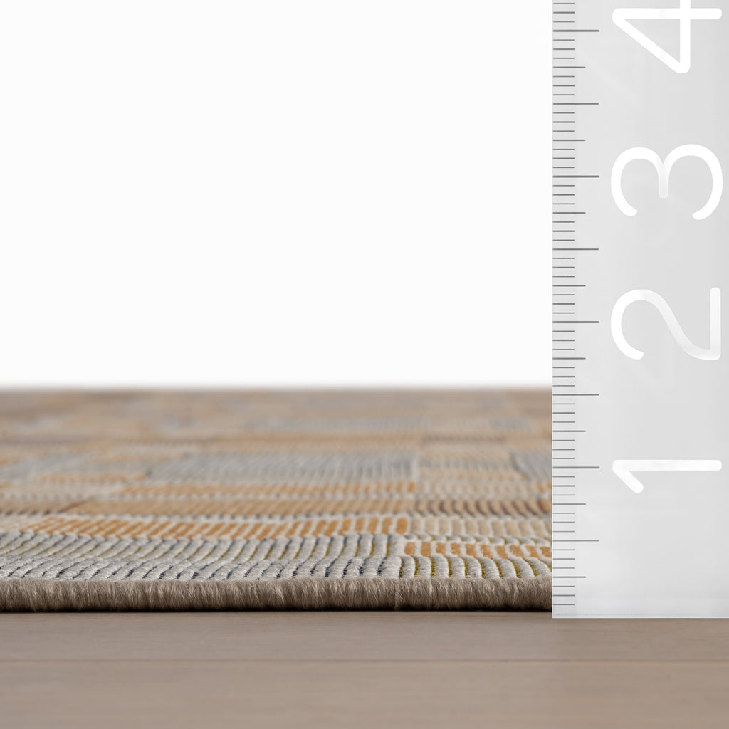 dash albert capri da2435 tan woven flatwoven polypropylene rug