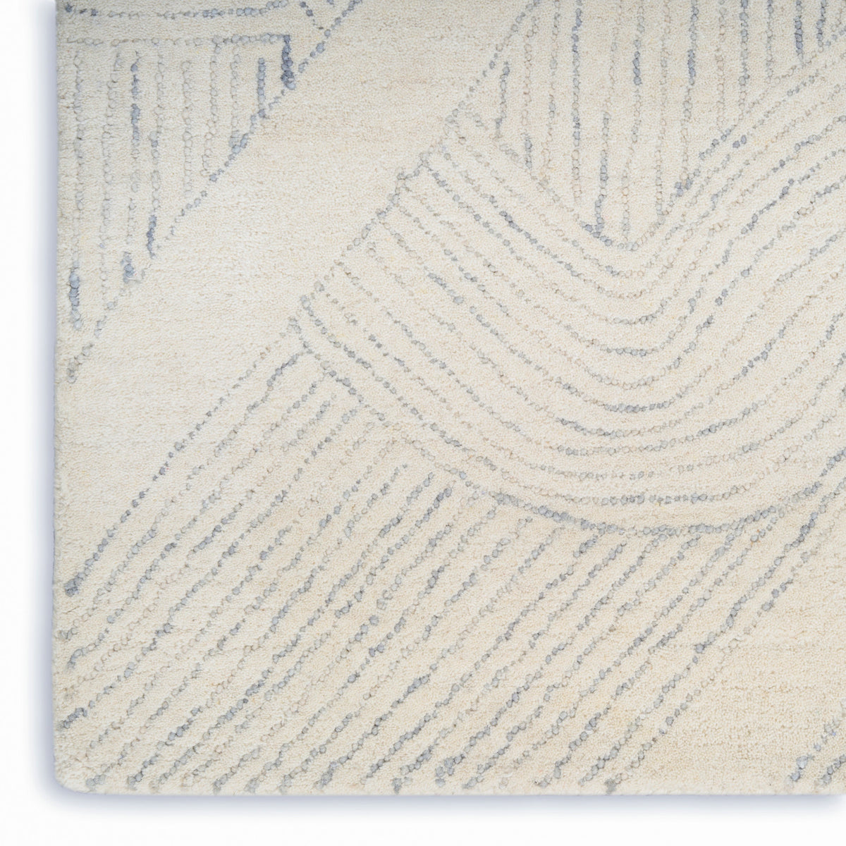 nourison pure patterns prn01 ivory grey rug