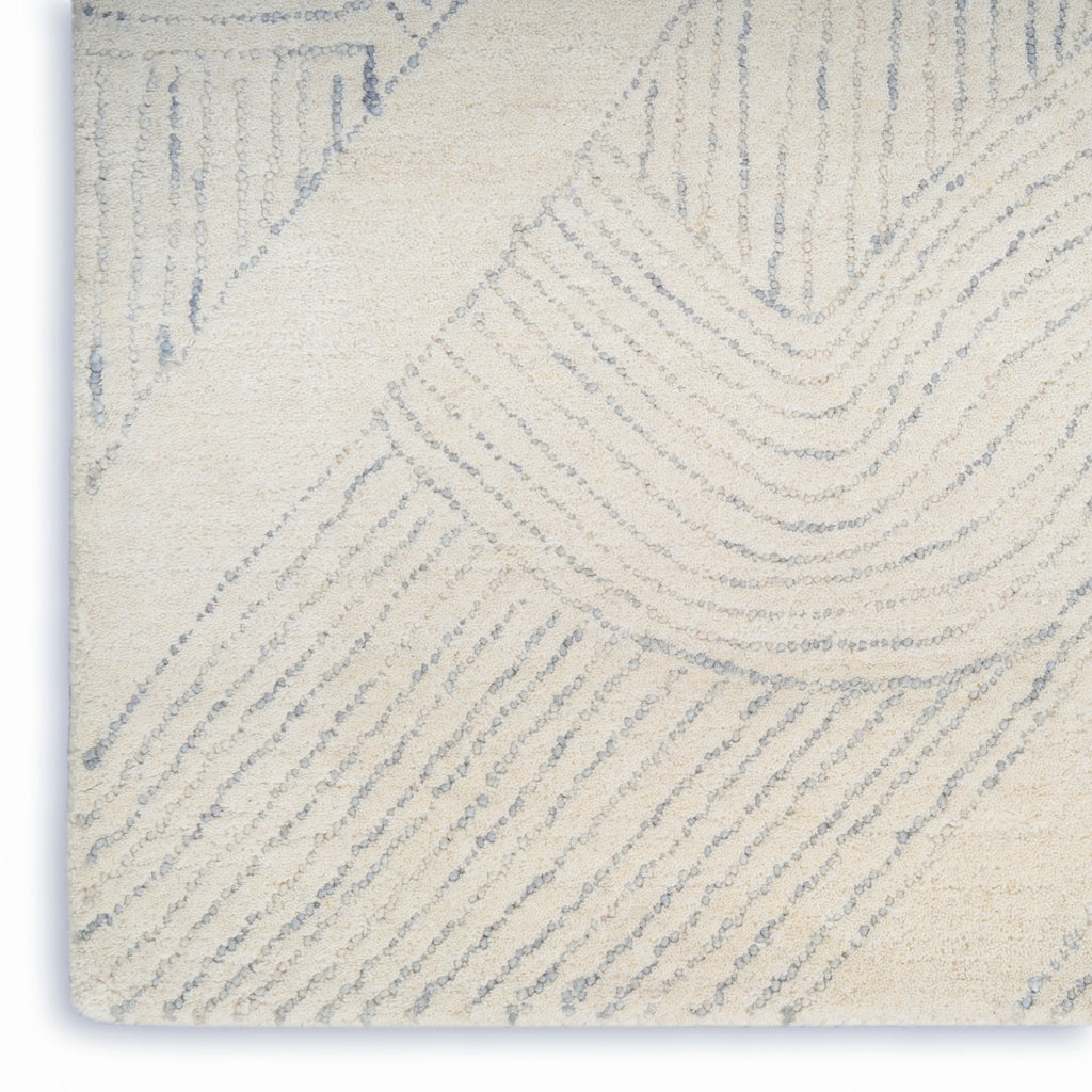 nourison pure patterns prn01 ivory grey rug