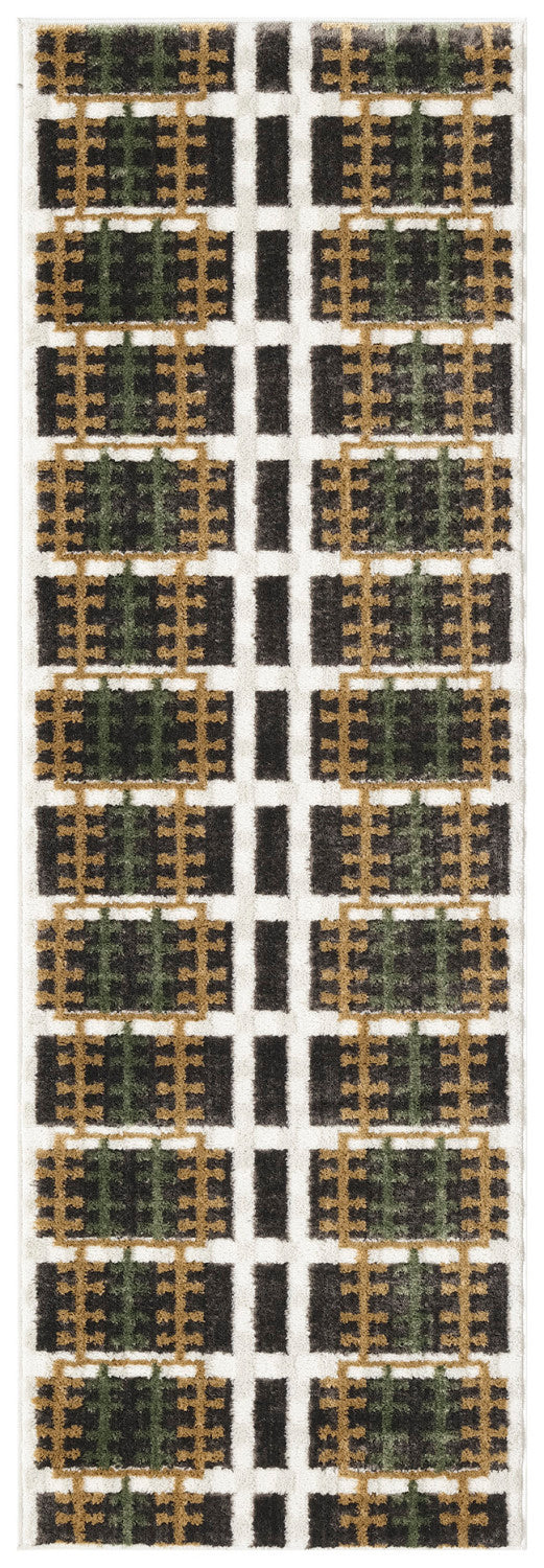 nourison nordic nrc08 charcoal multicolor rug