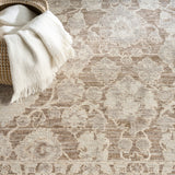 nourison shadows shw03 ivory mocha rug