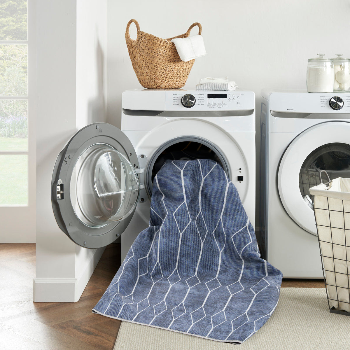 nourison new concept washables sr107 navy rug