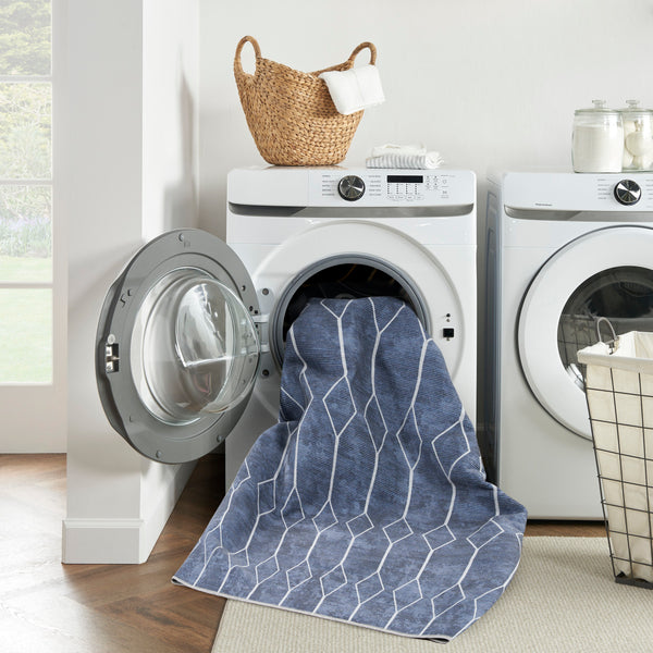 nourison new concept washables sr107 navy rug