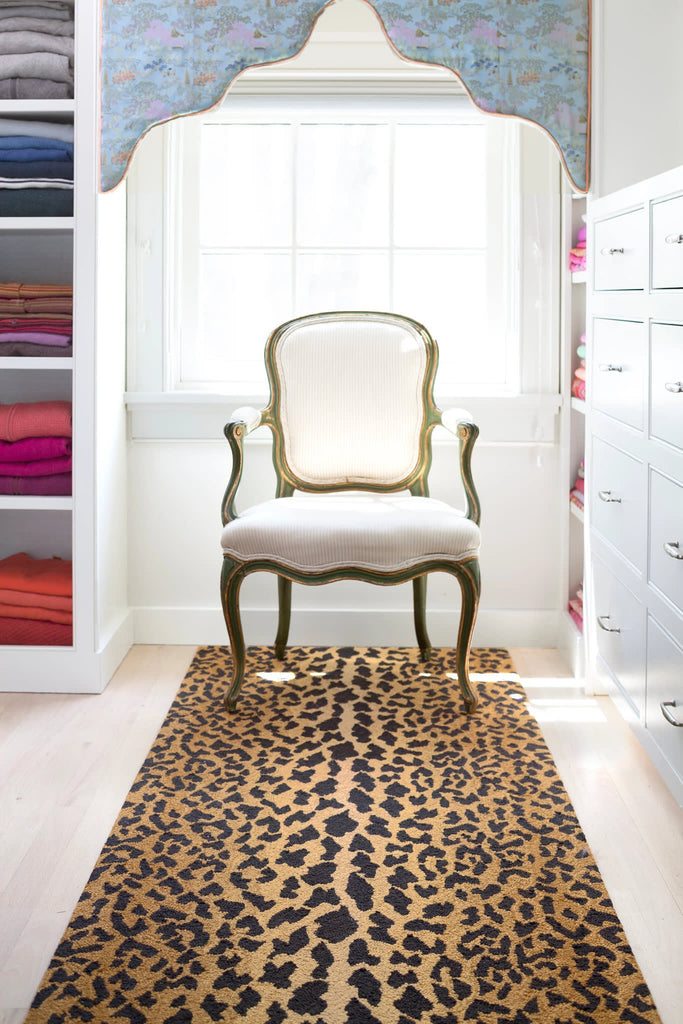 dash albert leopard rda372 camel rug