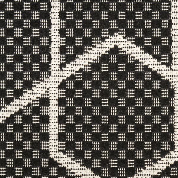 nourison horizon indoor outdoor hoz01 black rug